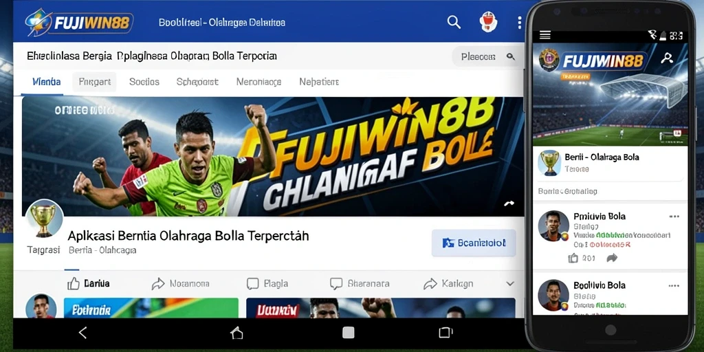 Tampilan antarmuka FUJIWIN88 untuk berita olahraga bola yang memudahkan navigasi.